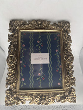Laura Ashley Ornate Gold Floral Picture Frame 5x7 Baroque Style Decorative Home
