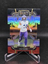 2023 Panini Select - Ivan Pace Jr. #64 RC Black and Red Prizm Die-Cut - Vikings