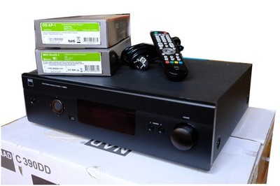 NAD C390DD   Digitaler Vollverstärker mit MDC DD AP-1 & BluOS 2 Streaming Modul 