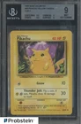 1999 Pokemon Base Unlimited #58 Pikachu Yellow Checks BGS 9 MINT