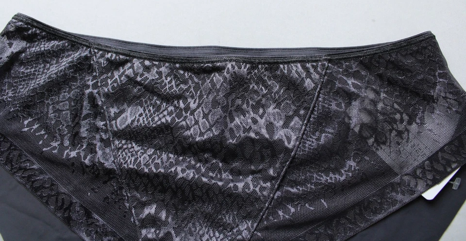 Calzoncillo Fantasie Para Mujer Contemporáneo de Encaje Plano Envisage DH3 Pizarra Grande Nuevo con Etiquetas Foto 2 de 4