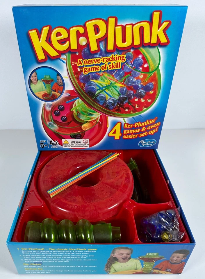 KerPlunk Game by Hasbro 2009 'A Nerve-Racking Game of Skill' ~ Ker-Plunk (5+) - Image 2 of 4
