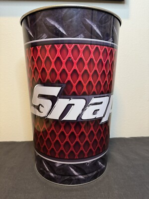 Snap-on Tools Garbage Waste Trash Can New 15 x10  Metal SSX13T109