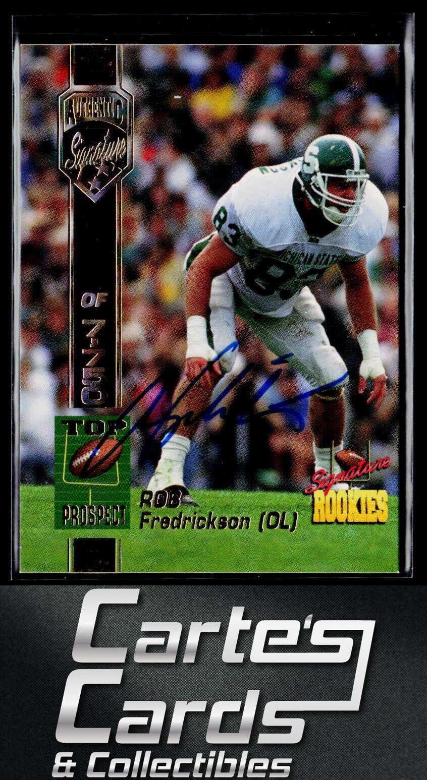 Rob Fredrickson 1994 Signature Rookies #18 Autographs Michigan State 420/7750