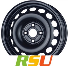 4x MWD 15275 4.5x15" ET35 LK4 100 ML 54.1 Stahlfelgen 15 Zoll