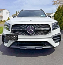 Front Tow Hook License Plate Mount Bracket for Mercedes-Benz GLB-Class 2020-2025