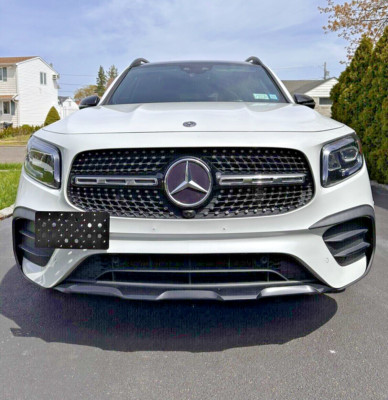Front Tow Hook License Plate Mount Bracket for Mercedes-Benz GLB-Class 2020-2025