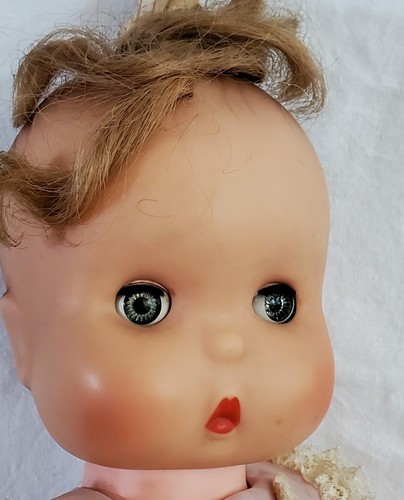 Muñeca tipo HeBee SheBee vinilo 15" Jolly Toys 1960 rara vintage, ropa vintage - Imagen 13 de 20