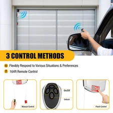 Automatic Garage Roll Up Roller Door Opener Motor with Remote Control Motor 100W