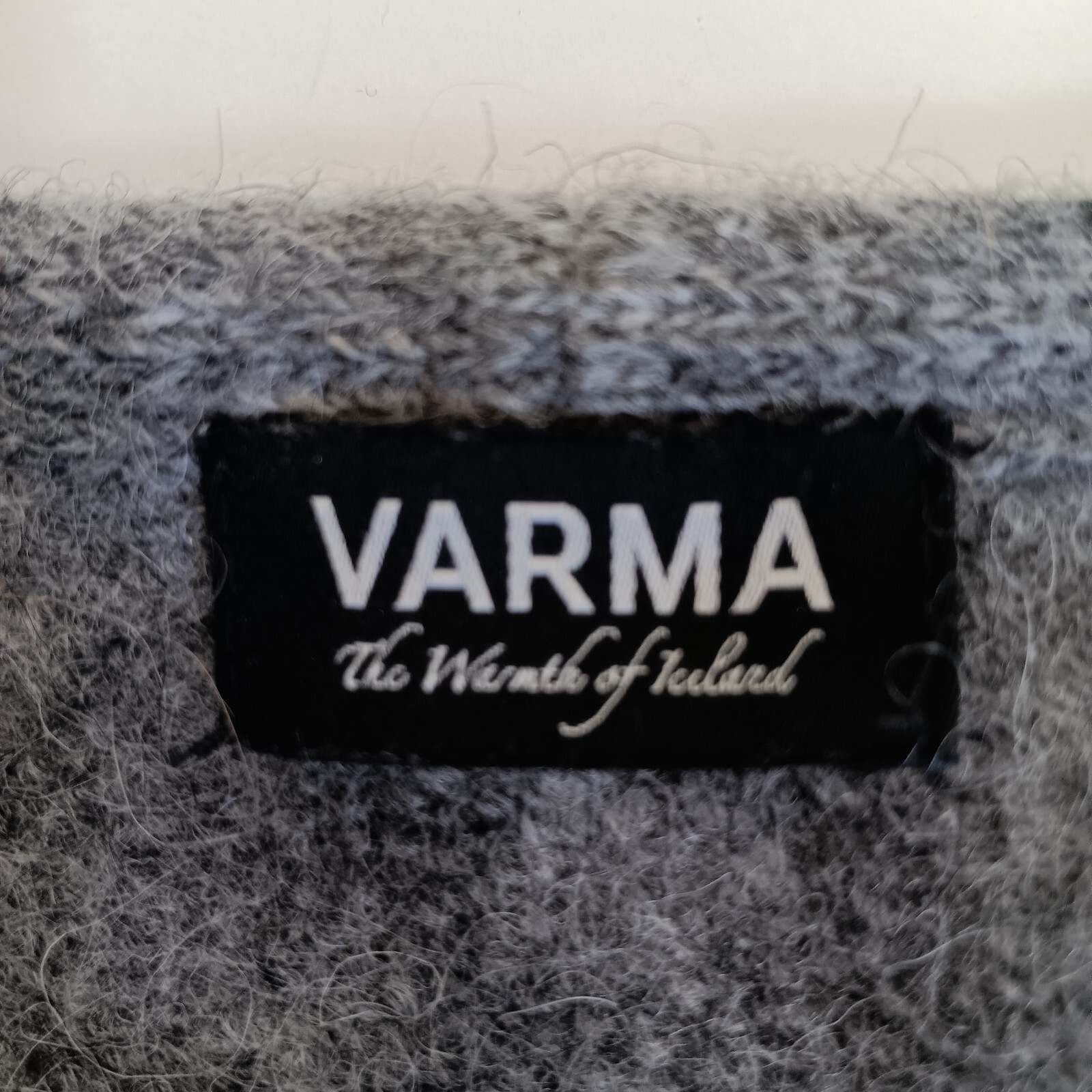 Varma Women's Regular Gray Icelandic Wool Open Front Jacket Size XS