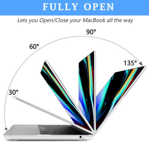 For Macbook Air 13" 15" Hard Shell Case + Keyboard Cover + Screen Protector - Picture 4 of 10