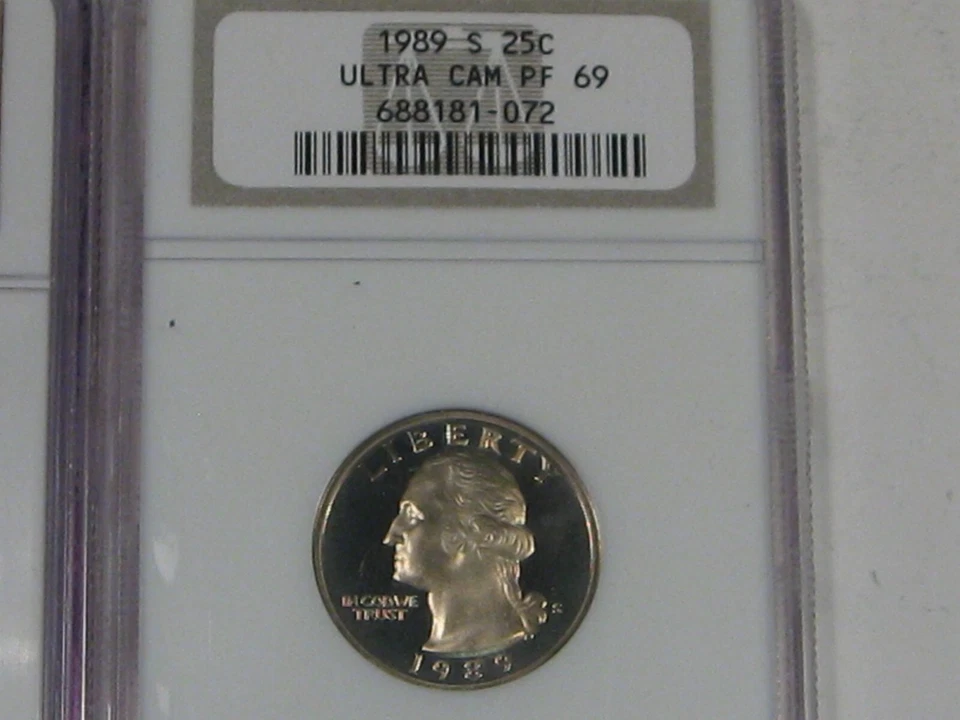 2 Proof Ultra Cameo Quarters - Both NGC PF69UC: 2006-s Colorado & 1989-s. #13 - Image 3 of 4