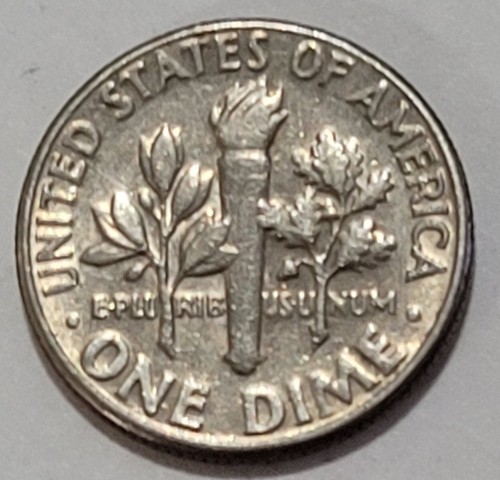 1978 D Roosevelt Dime Filled Mint Mark Error Coin - Picture 3 of 3