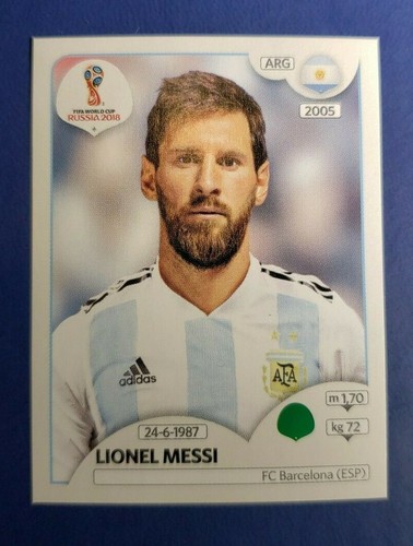 LIONEL MESSI #288 ARGENTINA NATIONAL TEAM - PANINI WORLD CUP 2018 RUSSIA