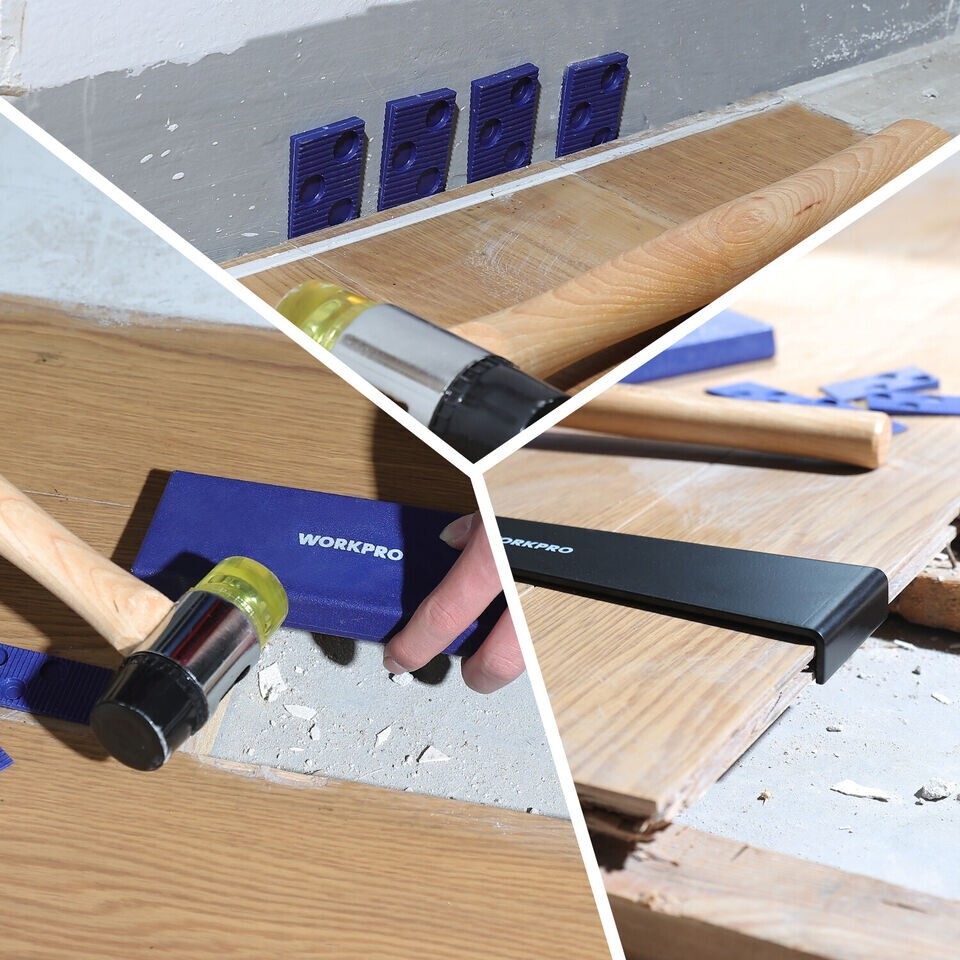 WORKPRO Laminate Wood Flooring Installation Kit w/Reinforced Double
