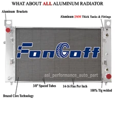 28"W Aluminum Radiator For 99-13 Tahoe Yukon Chevy Silverado GMC Sierra Suburban