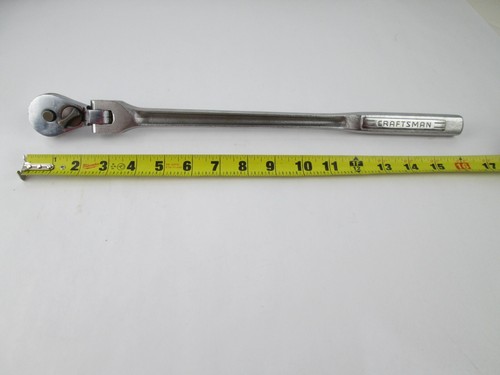 Craftsman 1/2'' Drive Long Flex Head Ratchet -VVH 44984 Vtg USA - Picture 2 of 9
