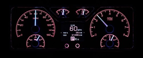 Dakota Digital 1940 Ford Car 1940-47 Truck Analog Gauge System Black HDX-40F-K - Picture 7 of 17