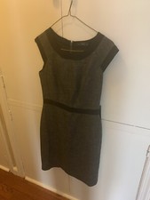 The Limited GREY & BLACK PINSTRIPE Work Dress NWT Size 0