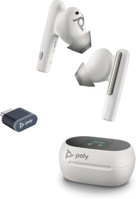 Poly Voyager Free 60+ UC Wireless Bluetooth USB-C Earbuds - Teams