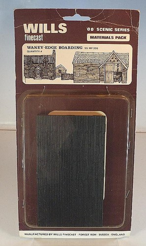 WILLS finecast escala 00 / H0 n.º SS MP209 4 x paneles de pared 13,3 x 7,6 cm embalaje original #4429 | Zustand: Gebraucht