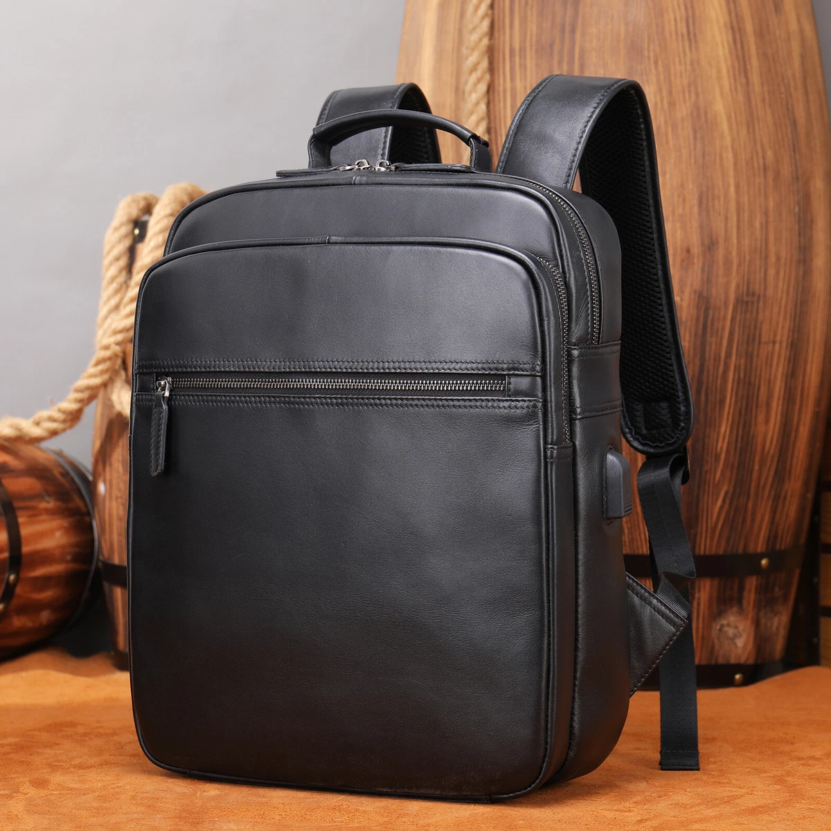 ZOOLER Genuine leather backpack women real leather Solid India | Ubuy