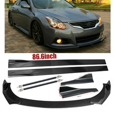 Front Bumper Spoiler For Nissan Altima Body Kitside Skirtrear Carbon Fiber