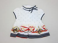 Janie And Jack Horse Print Top - Girls 6-12 Months - Janie And Jack Horse Print Top - Girls 6-12 Months -
