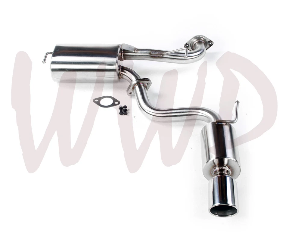 Stainless AxleBack Exhaust Muffler 4" Tip For 00-05 Toyota Celica GT/GTS 1ZZ/2ZZ - Изображение 3 из 3