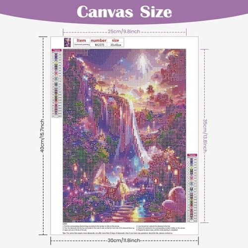 DAERLE Diamond Painting Erwachsene Wonderland 5D Diamant Painting Bilder - Bild 4 von 5