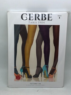 Bas Couture Gerbe Carnation 15 Deniers - 4 Coloris, 3 Tailles, 100% Nylon, Neuf Avec étiquette