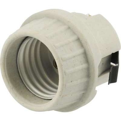 Lot Of 2 Servalite 75 Watt Grey Hard Wired Ceiling Socket