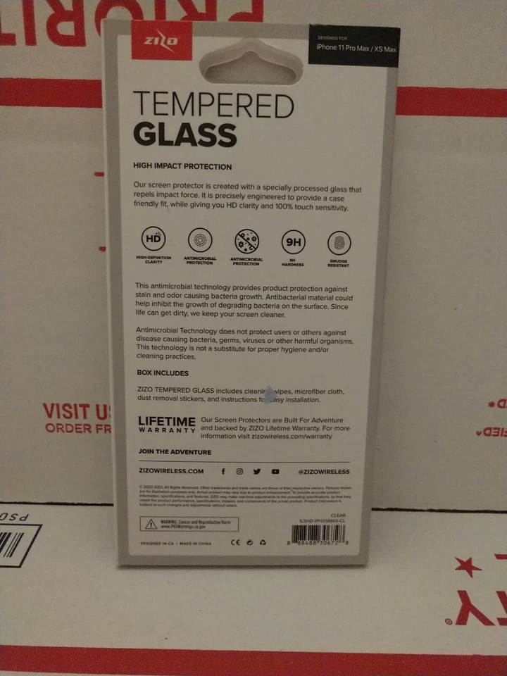 Zizo iphone Xs Max/ 11 Promax закаленное стекло - Изображение 2 из 4
