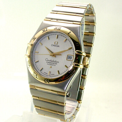 Omega Constellation Automatic Chronometer 2003 Stahl Gold Metall Band