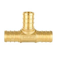 EFIELD 3/4" ×3/4" ×3/4" Pex Crimp Tee Brass Fittings Lead Free Free Shipping