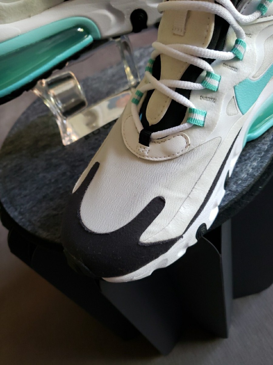 Nike Air Max 270 React Photon Dust Running Shoes Size 8.5 White