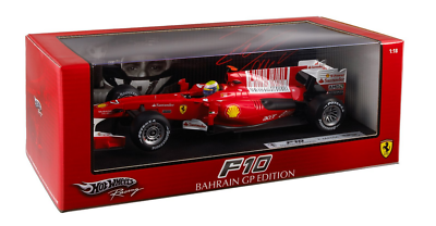 1-43 HOT WHEELS RACING FERRARI F10 BAHREIN GP EDITION F. MASSA