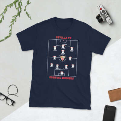T-Shirt Football Officiel Coton Match De UEFA CUP Sevilla FC
