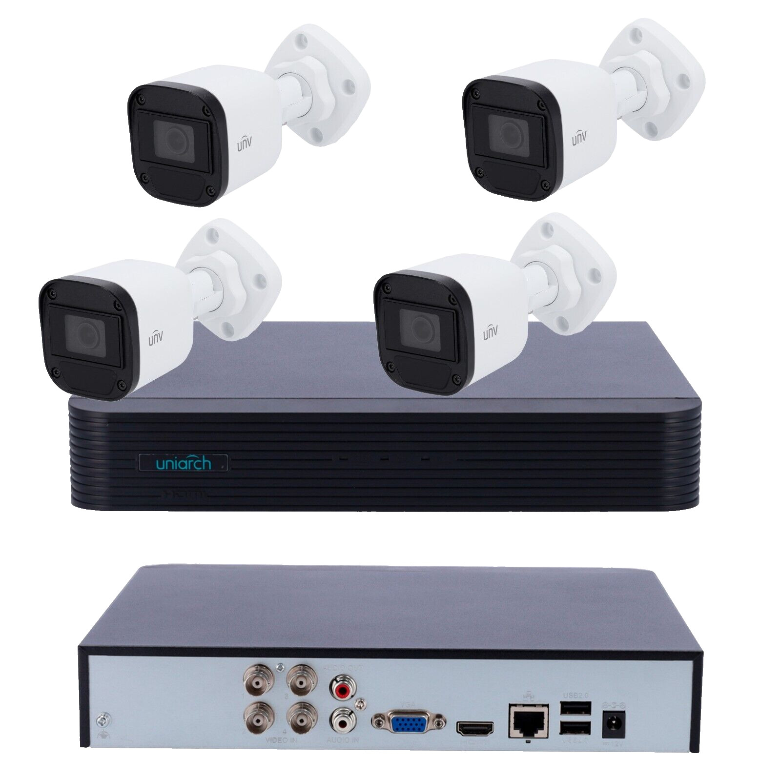 Kit Videosorveglianza Completo 4 Telecamere 2MP + DVR | Prezzo Shock