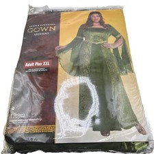 Women  s Greek Goddess Costume Plus Size XXL Roman Goddess Halloween Gown NWT