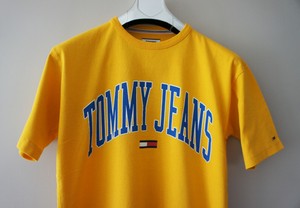 tommy jeans yellow t shirt