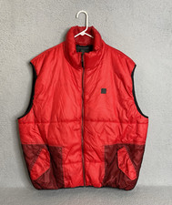 Le Jeans Marithe Farcois Girbaud Puffer Vest Mens Size XXXL Red