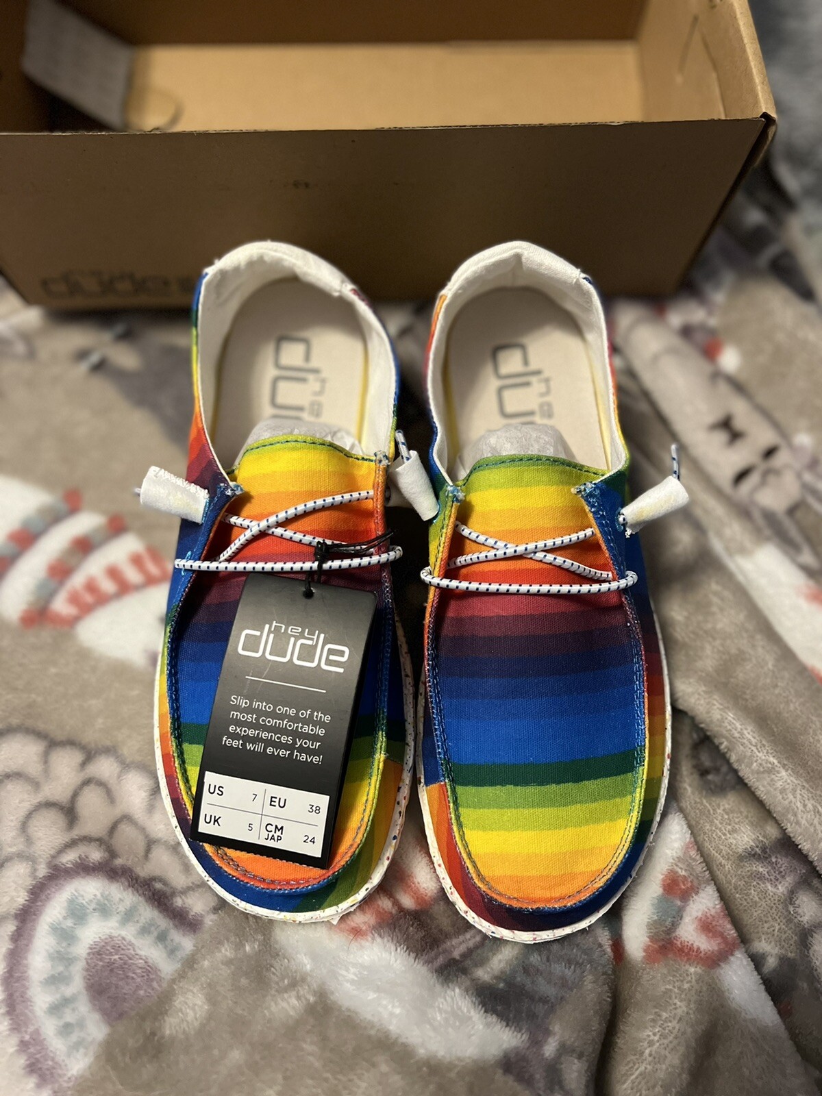 Hey Dude Wendy Printed Pride Womens 