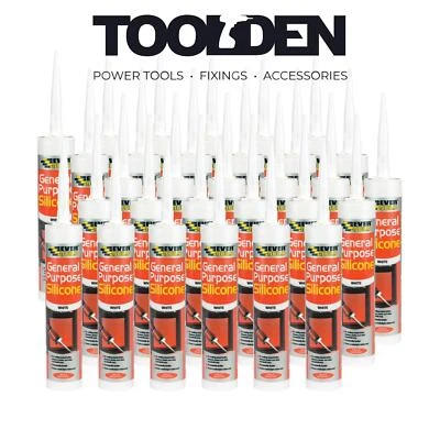 Everbuild GPSTR General Purpose Silicone Clear 280ml (25 Pack)