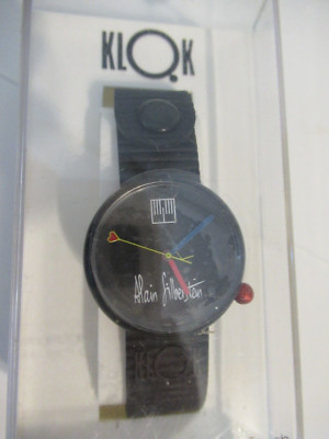 Klok Alain Silberstein  Quartz Fashion Watch New Old Stock w/ case