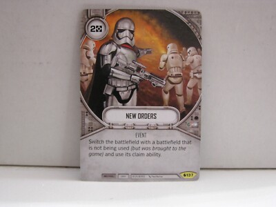 Star Wars Destiny Spirit of Rebellion #137 New Orders