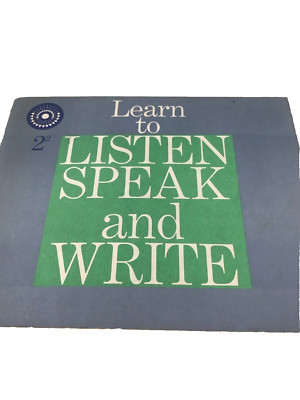 Learn to Listen Speak Write 2-2 Dick and Jane Reading Primer Book ...