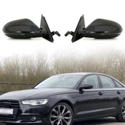 Side Mirror For 2013-2018 Audi A6 S6 Power Heated Signal Light 8Wire Right Left