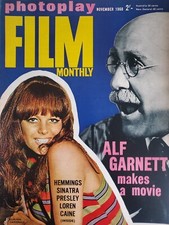 PHOTOPLAY NOV 1968  ELVIS, ROGER MOORE, DIANA RIGG, VERONICA CARLSON, CARDINALE