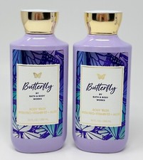 2 NEW BATH  BODY WORKS BUTTERFLY WASH SHOWER GEL VITAMIN B5 ALOE 10OZ LARGE